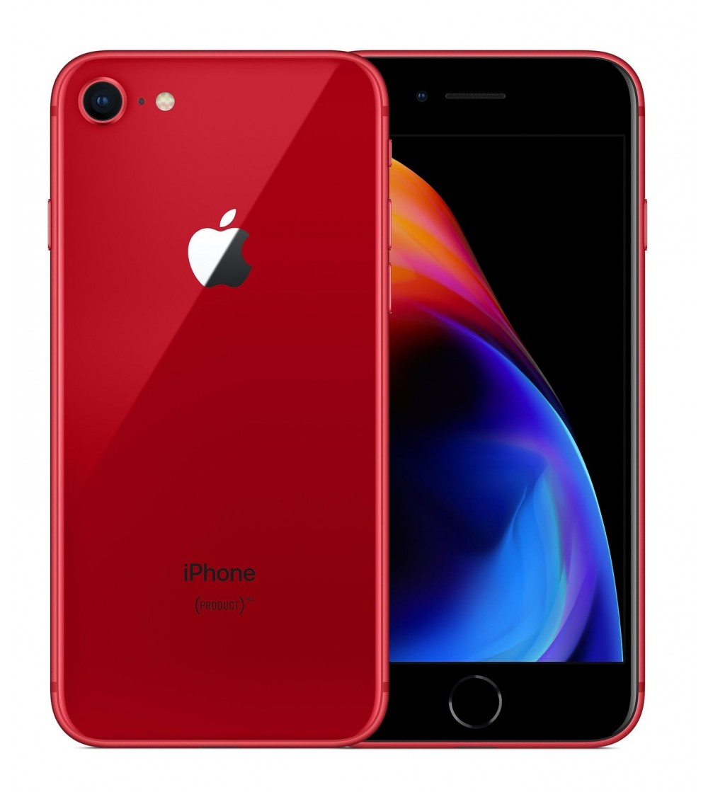 iPhone 8 64 GB - Red - Unlocked Storage 64 Gb Color Red Refurbished Premium  Reconditionné Premium quality - Grade A