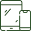  Illustration représentant une tablette et un smartphone 